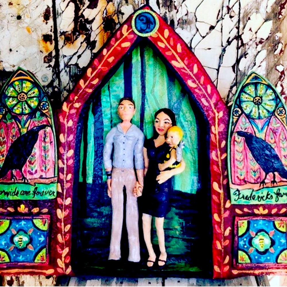 Custom portrait art - oil or sculpture